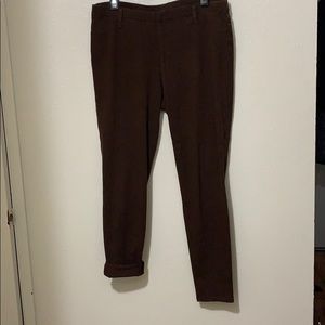 Brown Stretch Jeggings